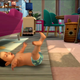 A baby lies on the floor in a sneak peak at an upcoming update for the Sims 4.